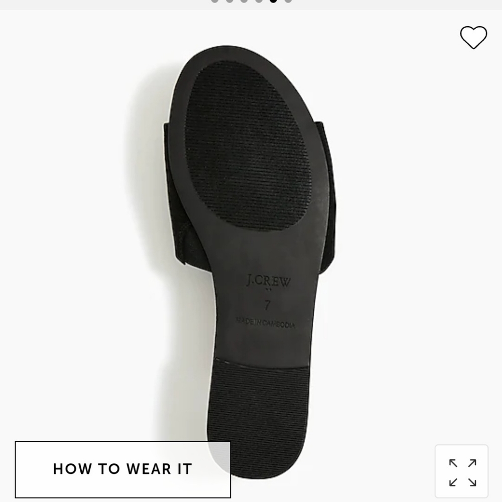 Black Jcrew one strap sandal - Picture 4 of 4
